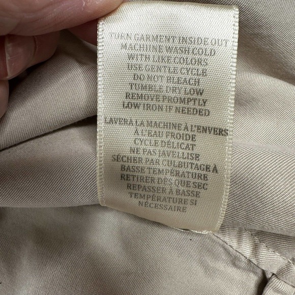 NWOT Anthropologie Blank NYC Breezy Moto Jacket Size XL White Sand Tan - Picture 13 of 13